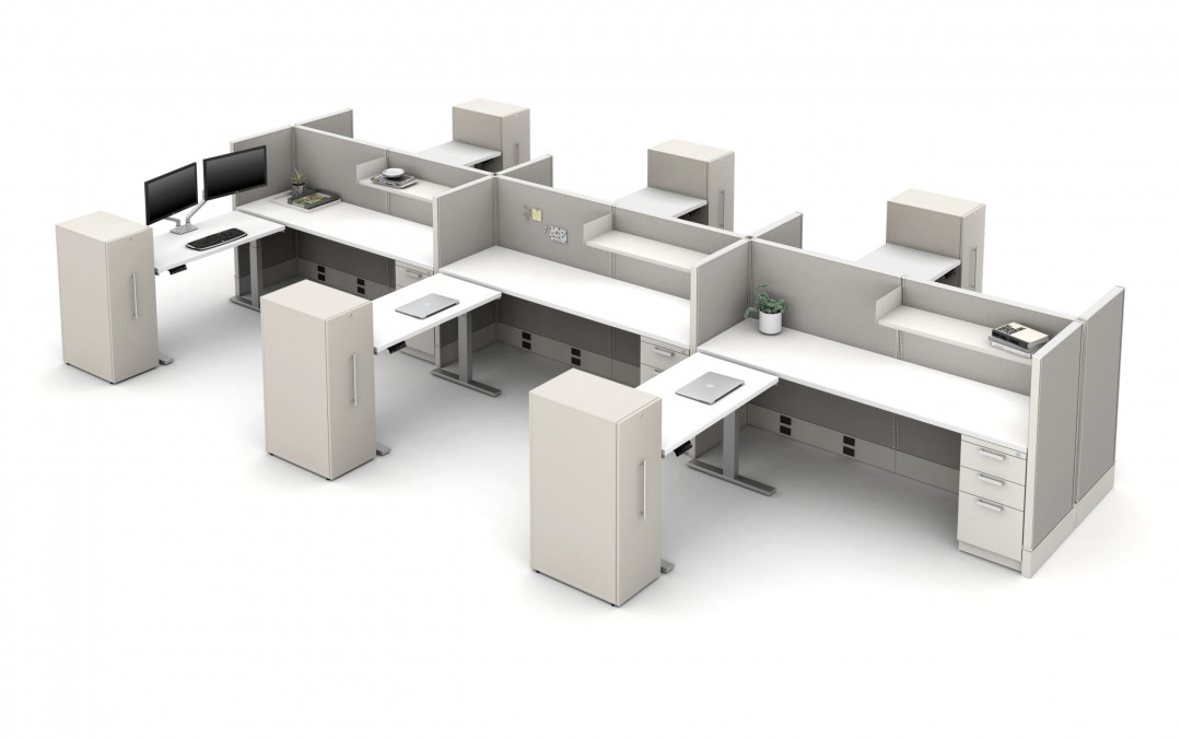 Divi Linear with Height Adjustable Tables and Calibrate Storage