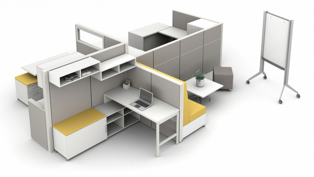 Matrix, Mobile Whiteboards, LB Lounge , Calibrate Series Storage