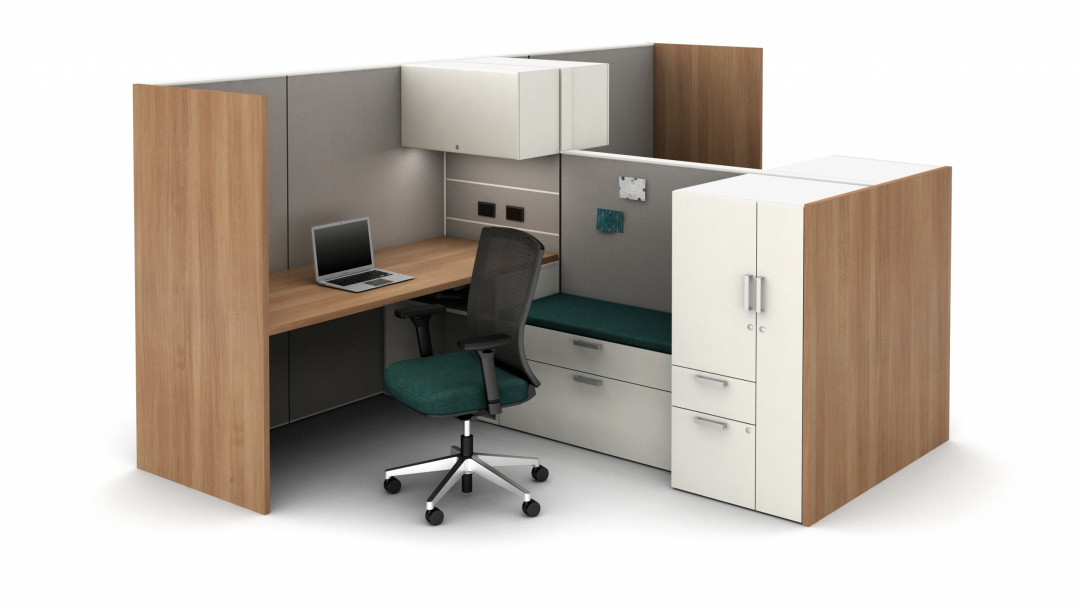 Matrix with Vertical Woodgrain Gallery Panels