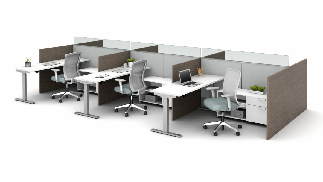Matrix with Horizontal Woodgrain Gallery Panels